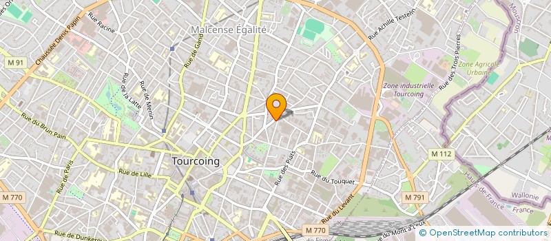 localisation de l'entreprise MONSIEUR RICARDO PEREIRA  TOURCOING