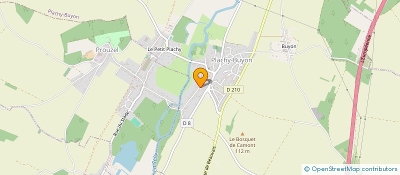 localisation de l'entreprise MONSIEUR RICARDO PEREIRA DA COSTA  PLACHY-BUYON