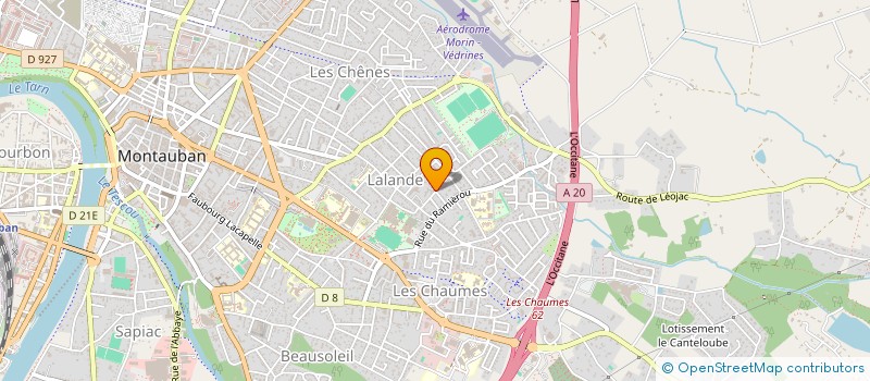 localisation de l'entreprise MONSIEUR RICARDO PERINAUD à MONTAUBAN