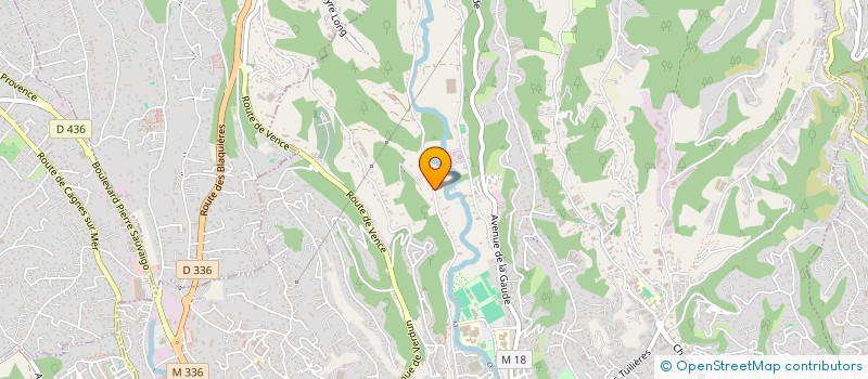 localisation de l'entreprise MONSIEUR RICARDO REGIS  CAGNES-SUR-MER