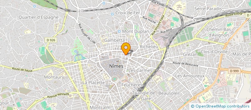 localisation de l'entreprise MONSIEUR RICARDO RIBE MARTINEZ  NIMES