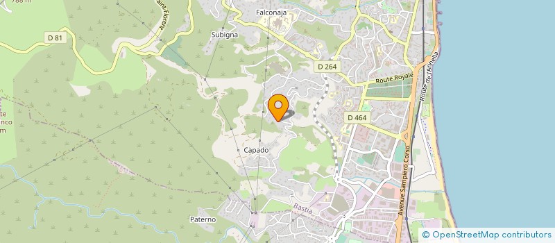 localisation de l'entreprise MONSIEUR RICARDO RIBEIRO DE SOUSA à BASTIA