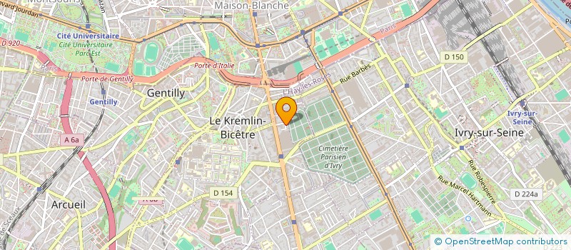 localisation de l'entreprise MONSIEUR RICARDO RUDAS ALVARADO  LE KREMLIN-BICETRE