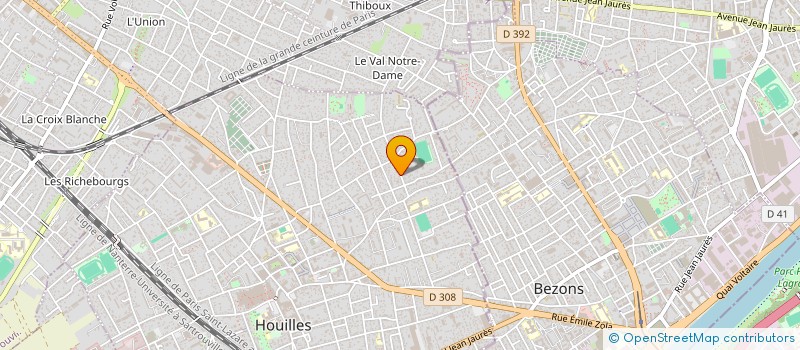localisation de l'entreprise MONSIEUR RICARDO SALGUEIRO TEIXEIRA à HOUILLES