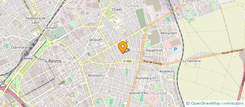 localisation de l'entreprise MONSIEUR RICARDO SILVA DE PINHO  REIMS