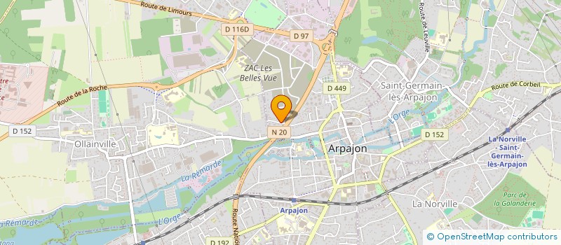 localisation de l'entreprise MONSIEUR RICARDO SPERANZA à ARPAJON