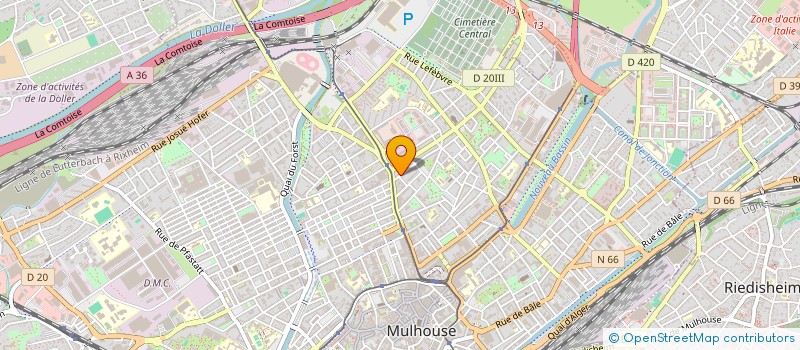 localisation de l'entreprise MONSIEUR RICARDO STANA  MULHOUSE