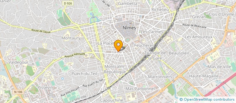 localisation de l'entreprise MONSIEUR RICARDO TALBOT  NIMES
