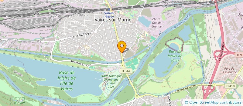 localisation de l'entreprise MONSIEUR RICARDO TCHAMGOUE  VAIRES-SUR-MARNE