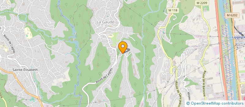 localisation de l'entreprise MONSIEUR RICARDO TORRES  LA GAUDE