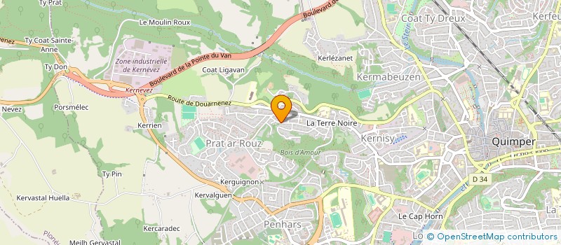 localisation de l'entreprise MONSIEUR RICCARDO APOLLONI à QUIMPER