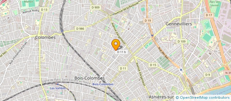localisation de l'entreprise MONSIEUR RICCARDO MARRACCINI à BOIS COLOMBES