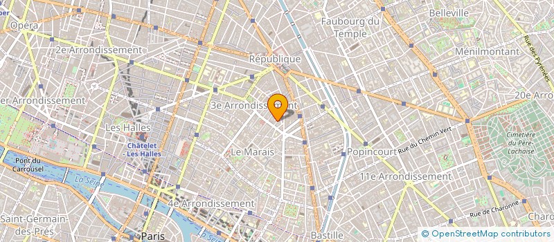 localisation de l'entreprise MONSIEUR RICCARDO MONICA  PARIS