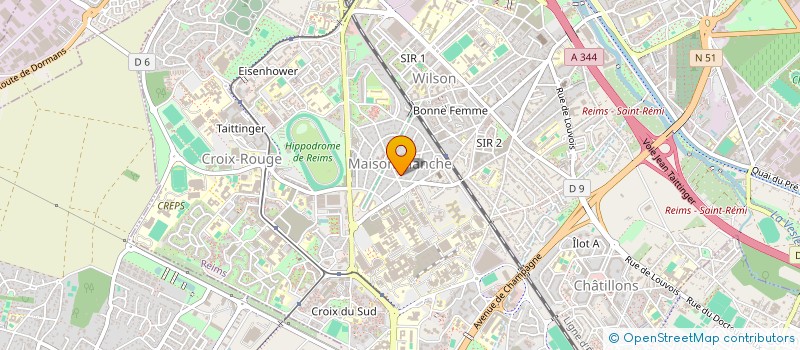 localisation de l'entreprise MONSIEUR RICCARDO MUNGIOLI  REIMS