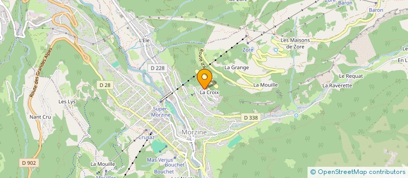 localisation de l'entreprise MONSIEUR RICCARDO RE  MORZINE