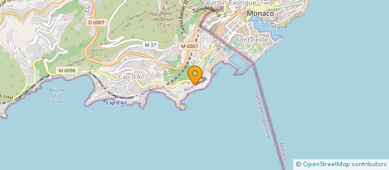 localisation de l'entreprise MONSIEUR RICCARDO ROSSI  CAP-D'AIL