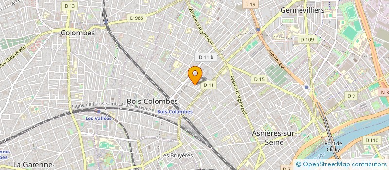 localisation de l'entreprise MONSIEUR RICCARDO SCUDERI à BOIS-COLOMBES