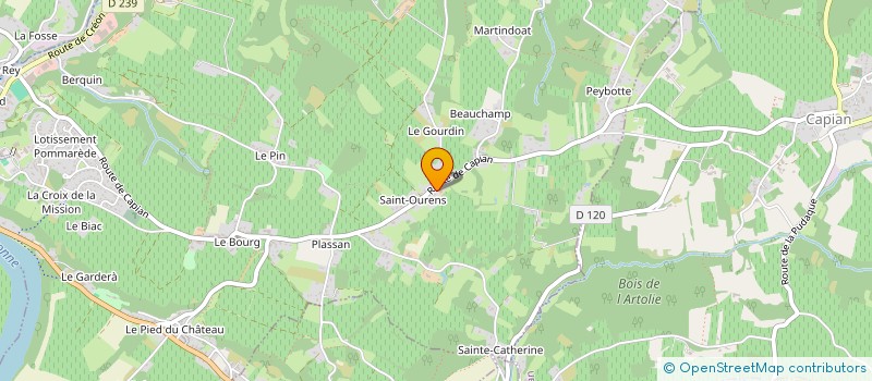 localisation de l'entreprise MONSIEUR RICCARDO ZANCHETTA  LANGOIRAN