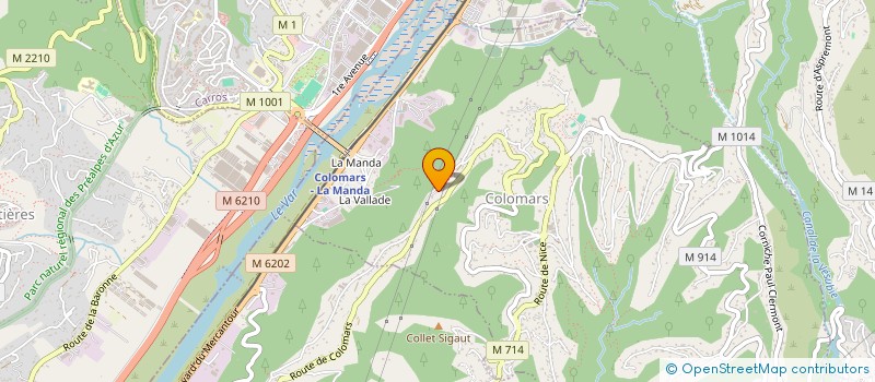 localisation de l'entreprise MONSIEUR RICCARDO ZUNINO  COLOMARS