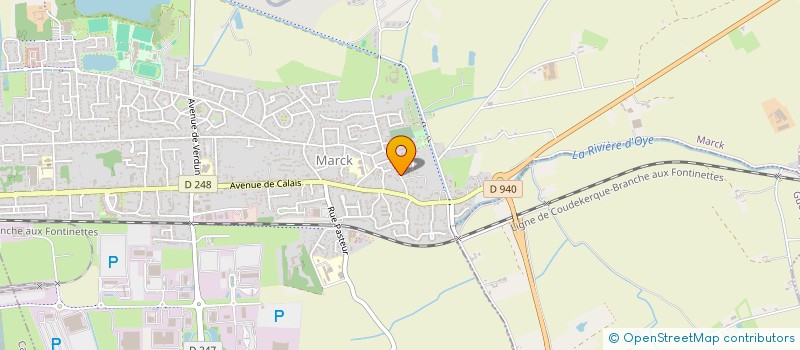 localisation de l'entreprise MONSIEUR RICCHI BARBIER  MARCK