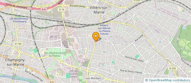 localisation de l'entreprise MONSIEUR RICHAD OMARA  VILLIERS-SUR-MARNE