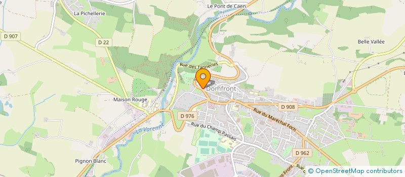 localisation de l'entreprise MONSIEUR RICHARD ABBOTT à DOMFRONT-EN-POIRAIE