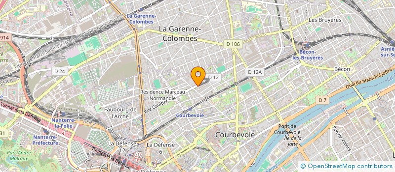 localisation de l'entreprise MONSIEUR RICHARD ABI AAD à COURBEVOIE