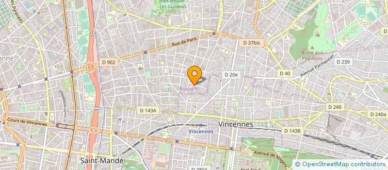 localisation de l'entreprise MONSIEUR RICHARD ABITBOL à MONTREUIL