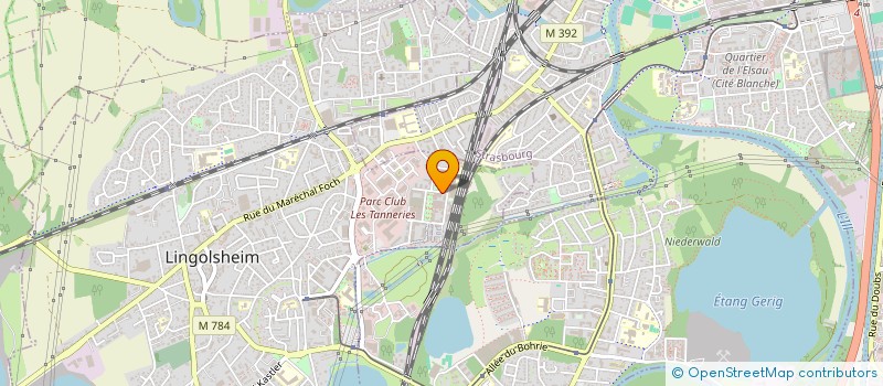 localisation de l'entreprise MONSIEUR RICHARD ABITBOL  LINGOLSHEIM