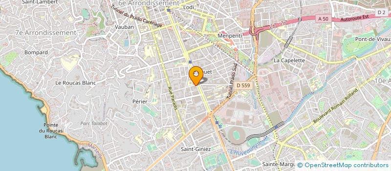 localisation de l'entreprise MONSIEUR RICHARD ABS à MARSEILLE