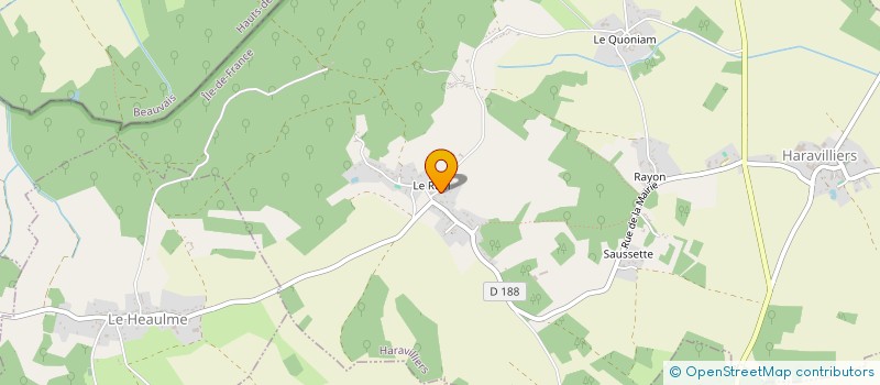 localisation de l'entreprise MONSIEUR RICHARD ADJEDJ  HARAVILLIERS