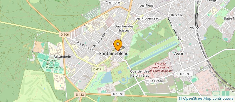 localisation de l'entreprise MONSIEUR RICHARD AJANI à FONTAINEBLEAU