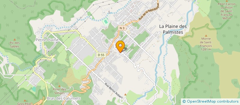 localisation de l'entreprise MONSIEUR RICHARD ALAVIN à LA PLAINE-DES-PALMISTES