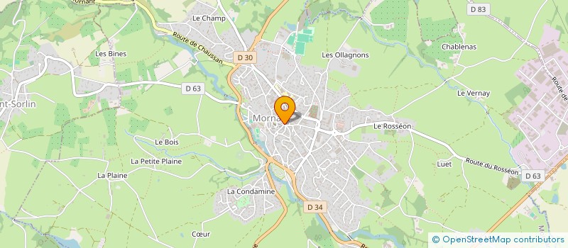 localisation de l'entreprise MONSIEUR RICHARD ALOUI  MORNANT