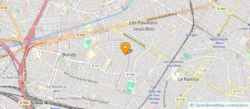 localisation de l'entreprise MONSIEUR RICHARD ALTAN  BONDY