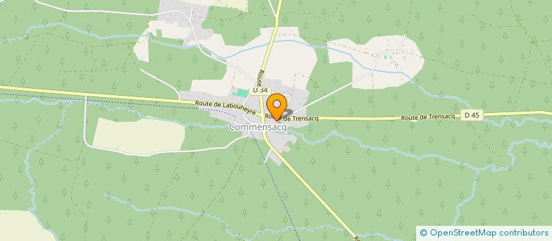 localisation de l'entreprise MONSIEUR RICHARD ALVAREZ Y VELEZ  COMMENSACQ