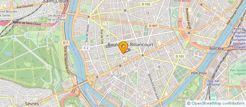 localisation de l'entreprise MONSIEUR RICHARD AMORETTI à BOULOGNE-BILLANCOURT