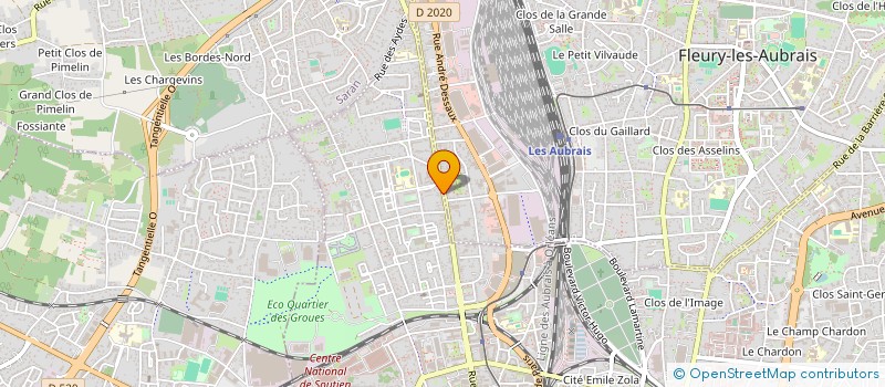 localisation de l'entreprise MONSIEUR RICHARD AMOUGOU à ORLEANS