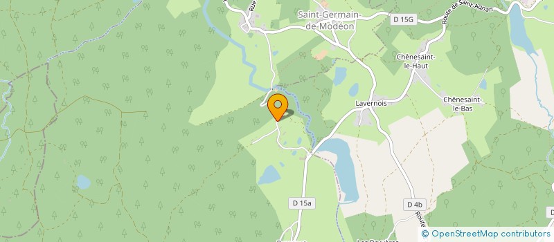 localisation de l'entreprise MONSIEUR RICHARD AMREIN  SAINT-GERMAIN-DE-MODEON