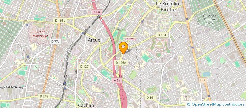 localisation de l'entreprise MONSIEUR RICHARD ANDRE  LE KREMLIN-BICETRE