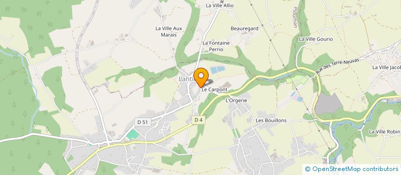 localisation de l'entreprise MONSIEUR RICHARD ANGOT  LANTIC