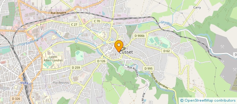 localisation de l'entreprise MONSIEUR RICHARD ANSELMET à CUSSET
