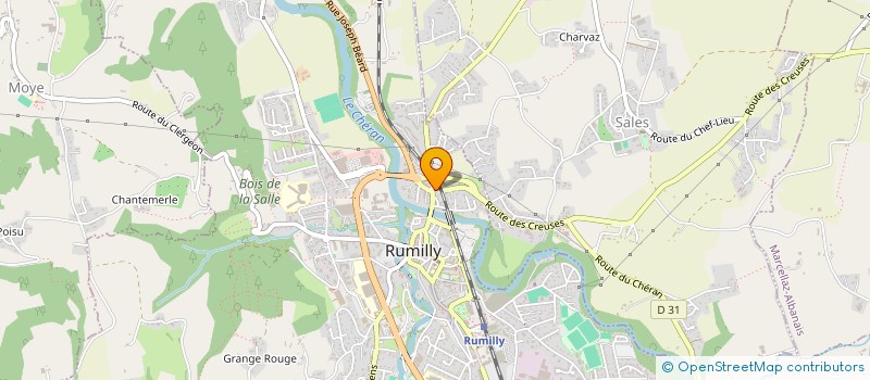 localisation de l'entreprise MONSIEUR RICHARD ARNOLDI  RUMILLY