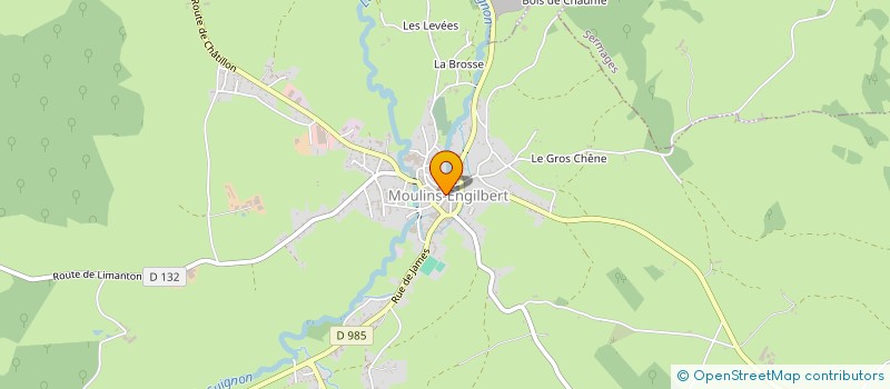 localisation de l'entreprise MONSIEUR RICHARD AUCOIN  MAUX