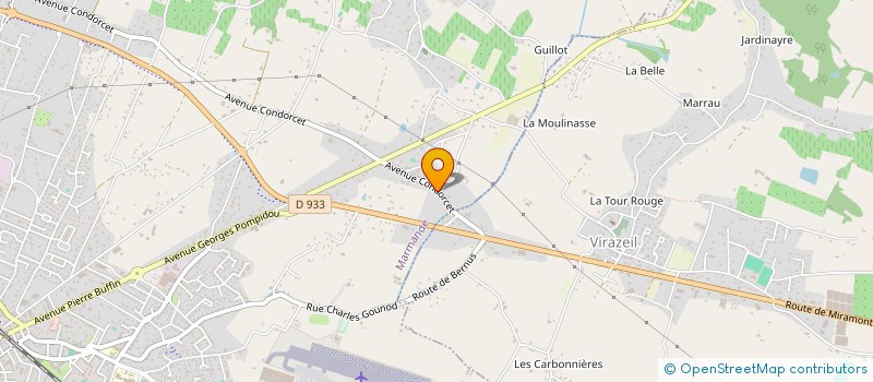 localisation de l'entreprise MONSIEUR RICHARD AUSSIGNAC  MARMANDE