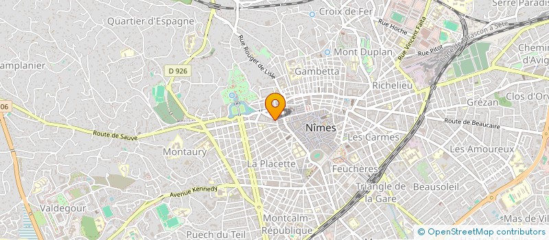 localisation de l'entreprise MONSIEUR RICHARD AUSTRUY à NIMES