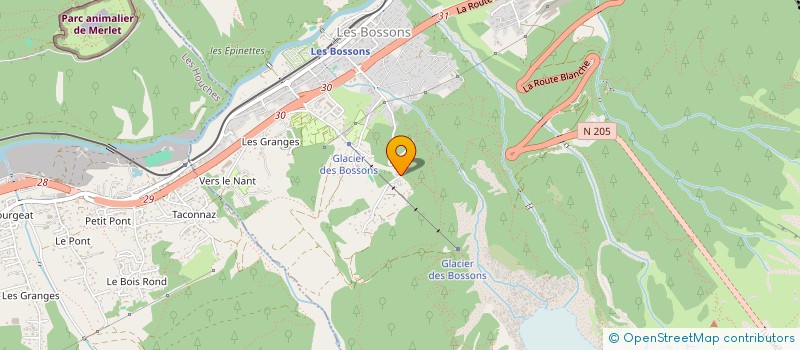 localisation de l'entreprise MONSIEUR RICHARD AVENT  CHAMONIX-MONT-BLANC