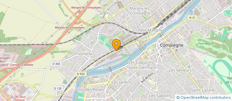 localisation de l'entreprise MONSIEUR RICHARD AZZOUG  VENETTE