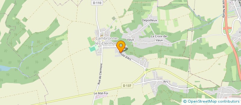 localisation de l'entreprise MONSIEUR RICHARD BAJO  CAMBRONNE-LES-CLERMONT