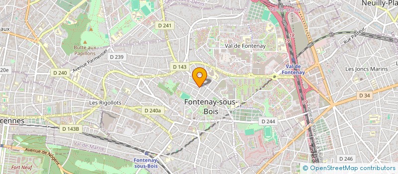 localisation de l'entreprise MONSIEUR RICHARD BANROQUES à FONTENAY-SOUS-BOIS